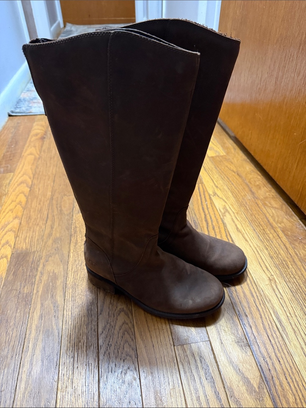 UGG Brown Leather Riding Boot
